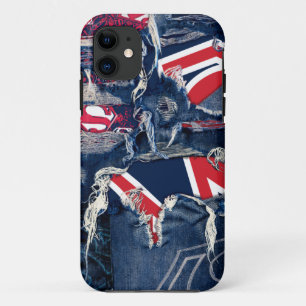 Supergirl Red, White & Blue iPhone 11 Case