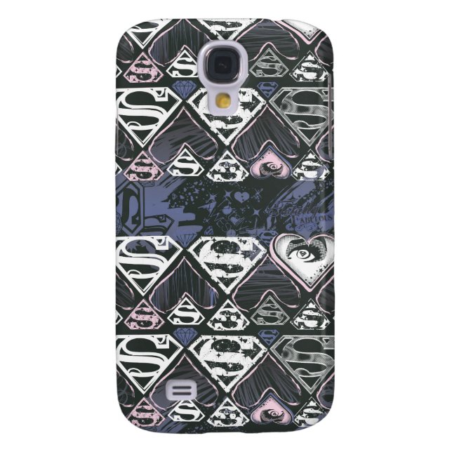 Supergirl Repeat S Pattern Case-Mate Samsung Galaxy Case (Back)