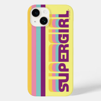 Supergirl Retro Colorshift Graphic Case-Mate iPhone 14 Case