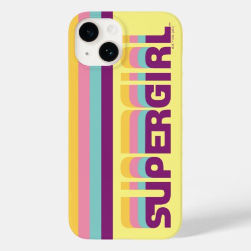 Supergirl Retro Colorshift Graphic Case_Mate iPhone 14 Case
