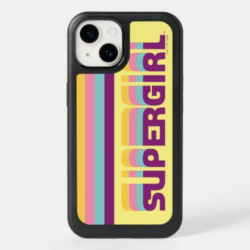 Supergirl Retro Colorshift Graphic OtterBox iPhone 14 Case