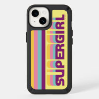 Supergirl Retro Colorshift Graphic