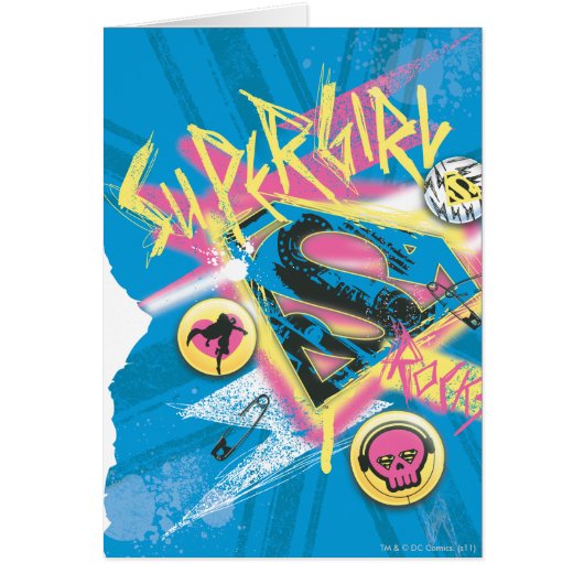 Supergirl Rocks Cards (Front)