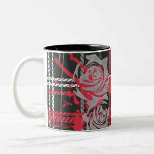 Supergirl Roses Two-Tone Coffee Mug