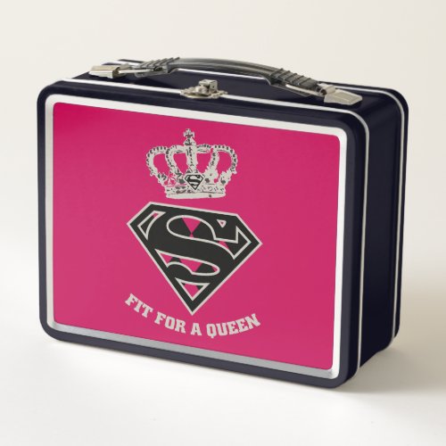 Supergirl S_Shield Fit For A Queen Metal Lunch Box
