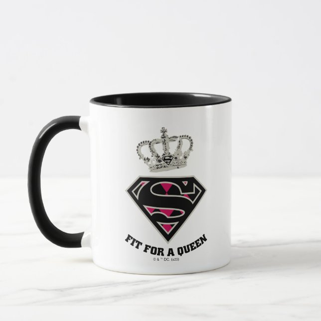 Supergirl S-Shield "Fit For A Queen" Mug (Left)