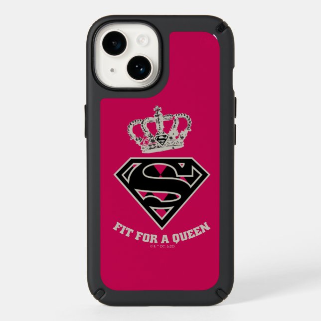 Supergirl S-Shield "Fit For A Queen" Speck iPhone Case (Front)
