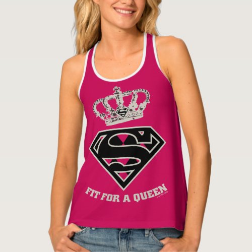 Supergirl S_Shield Fit For A Queen Tank Top