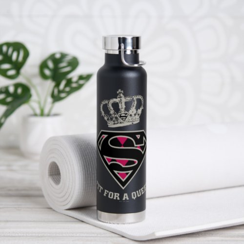 Supergirl S_Shield Fit For A Queen Water Bottle