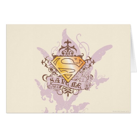 Supergirl Save Me Cards (Front Horizontal)