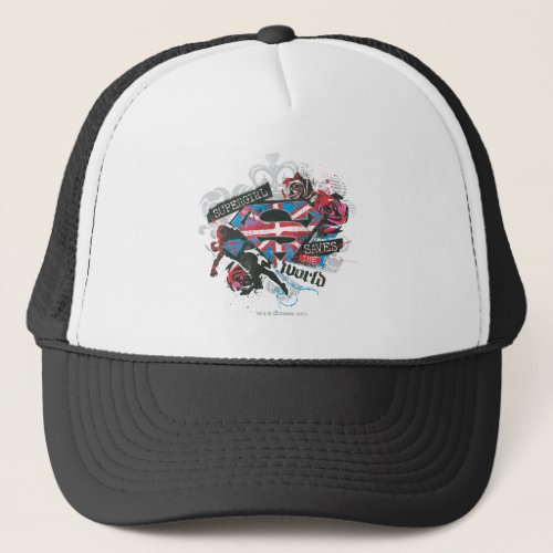 Supergirl Saves the World Trucker Hat