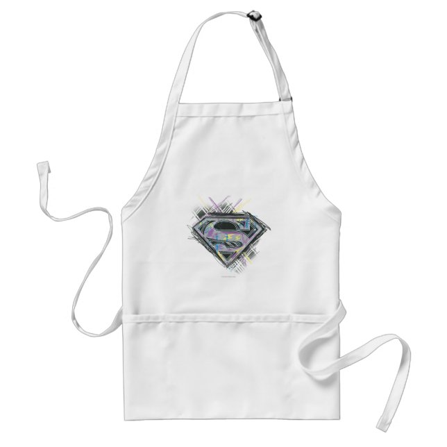 Supergirl Scribbles Logo Adult Apron (Front)