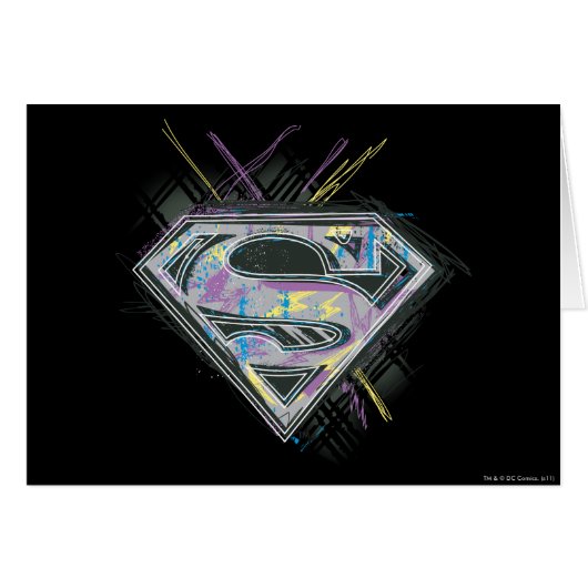 Supergirl Scribbles Logo Cards (Front Horizontal)