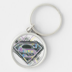 Supergirl Scribbles Logo Keychain