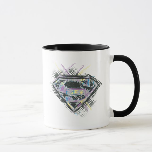 Supergirl Scribbles Logo Mug (Right)