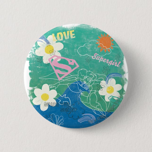 Supergirl Share the Spirit & Love Button (Front)
