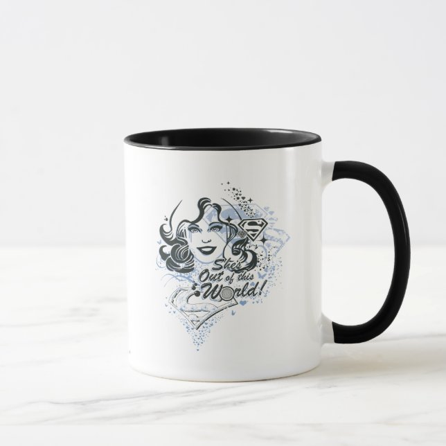 Supergirl She's Out of this World! Mug (Right)