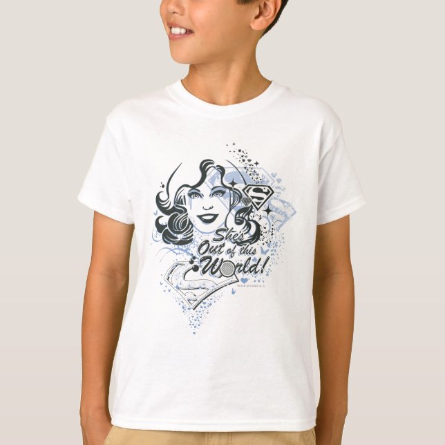 Supergirl She's Out of this World! T-Shirt (Front)