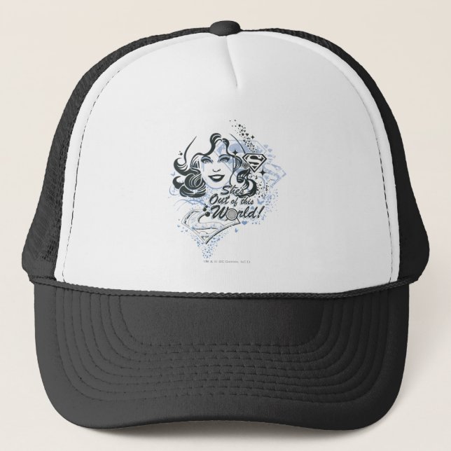Supergirl She's Out of this World! Trucker Hat (Front)
