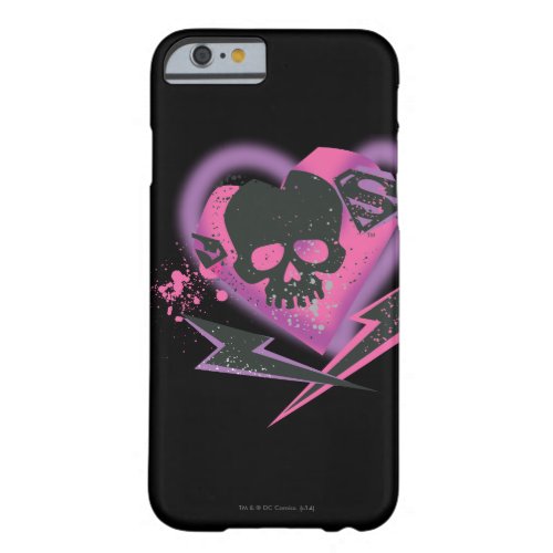 Supergirl Skulls and Lightning Barely There iPhone 6 Case