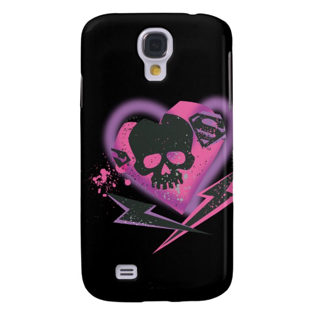 Supergirl Skulls and Lightning Case-Mate Samsung Galaxy Case (Back)