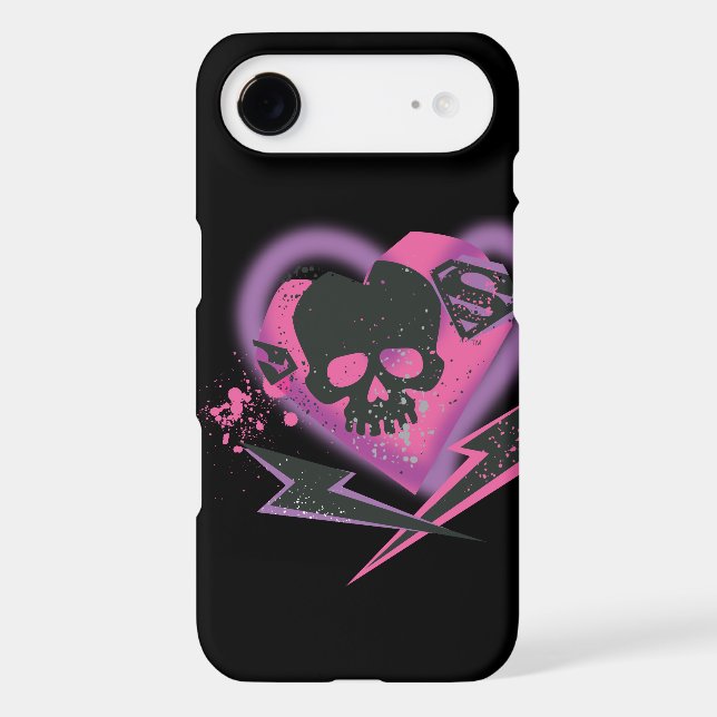Supergirl Skulls and Lightning Case-Mate Samsung Galaxy Case (Back)