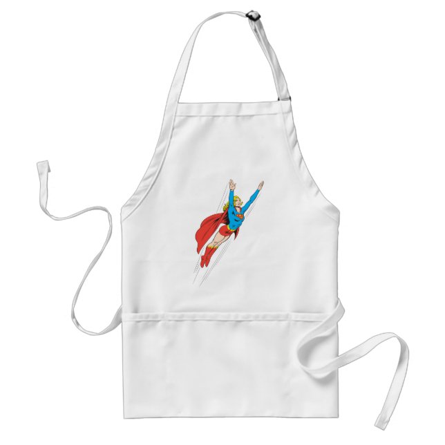 Supergirl Soars High Adult Apron (Front)