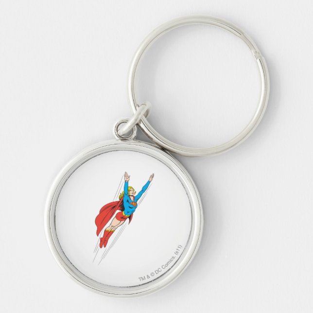 Supergirl Soars High Keychain (Front)