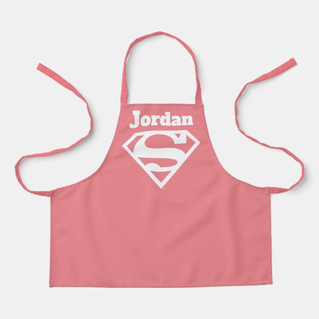Supergirl Solid S-Shield Apron (Front)