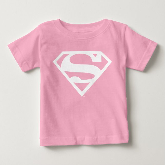 Supergirl Solid S-Shield Baby T-Shirt (Front)