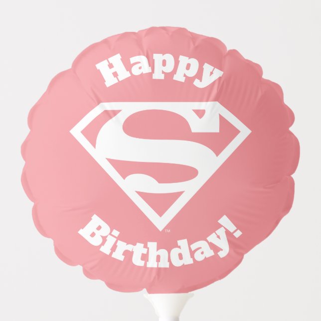 Supergirl Solid S-Shield Balloon (Front)
