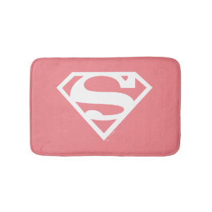 Supergirl Solid S-Shield Bath Mat