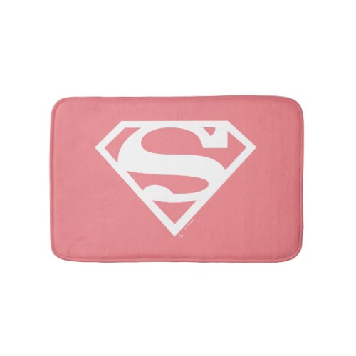 Supergirl Solid S_Shield Bath Mat