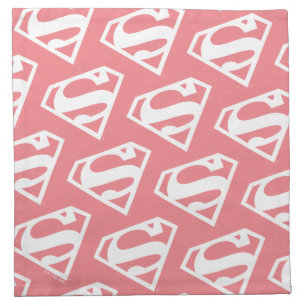 Supergirl Solid S-Shield Cloth Napkin