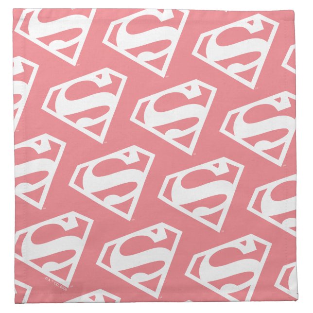 Supergirl Solid S-Shield Cloth Napkin (Front)