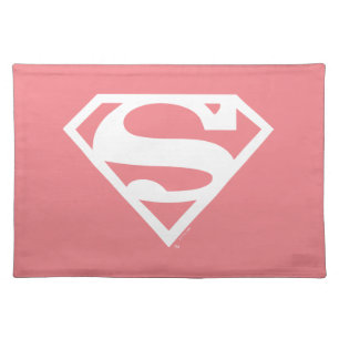 Supergirl Solid S-Shield Cloth Placemat