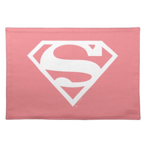 Supergirl Solid S_Shield Cloth Placemat
