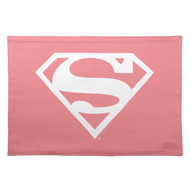 Supergirl Solid S-Shield Cloth Placemat (Front)