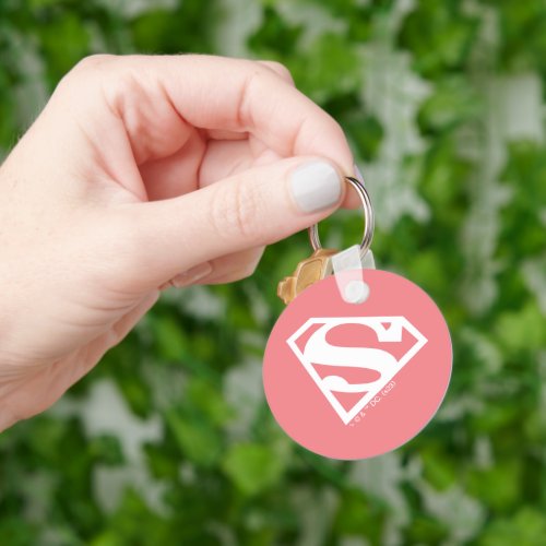 Supergirl Solid S_Shield Keychain