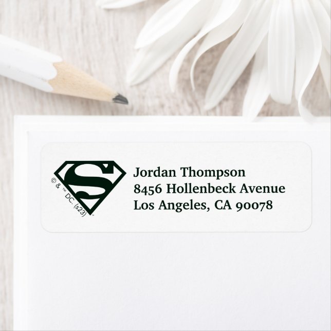 Supergirl Solid S-Shield Label (Insitu)