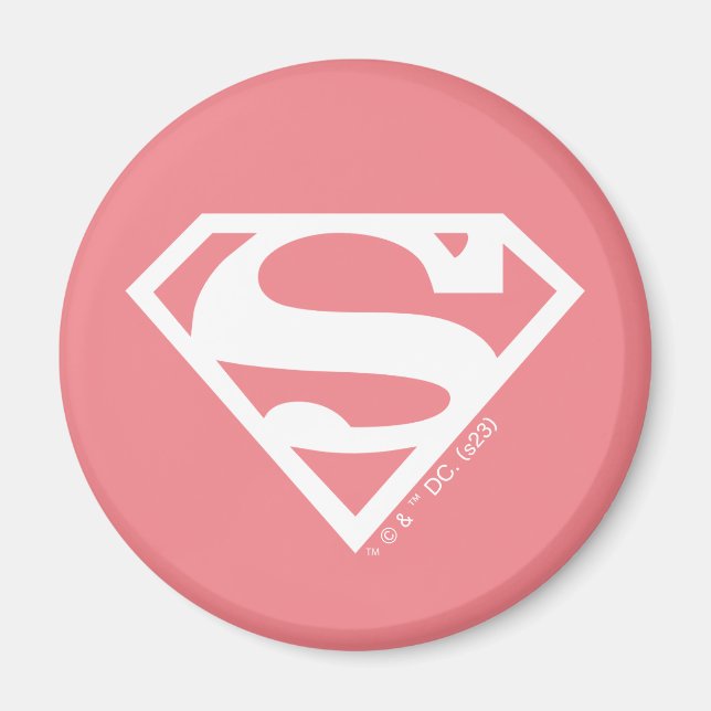 Supergirl Solid S-Shield Magnet (Front)