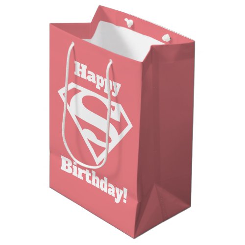 Supergirl Solid S_Shield Medium Gift Bag