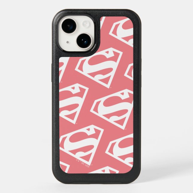 Supergirl Solid S-Shield Otterbox iPhone Case (Back)