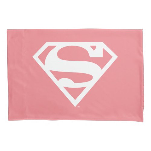 Supergirl Solid S_Shield Pillow Case