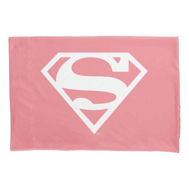 Supergirl Solid S-Shield Pillow Case (Front)