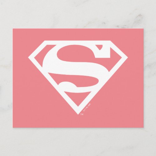 Supergirl Solid S_Shield Postcard