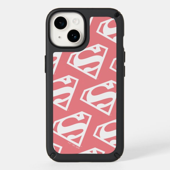 Supergirl Solid S-Shield Speck iPhone Case (Front)