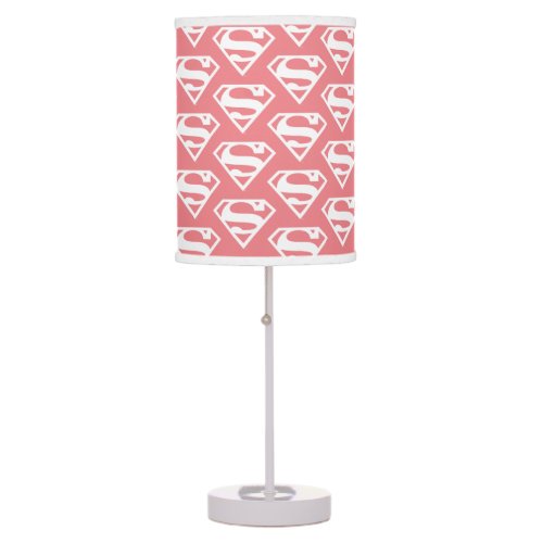 Supergirl Solid S_Shield Table Lamp