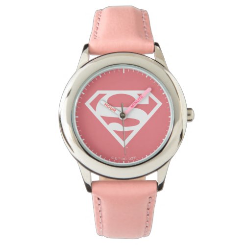 Supergirl Solid S_Shield Watch