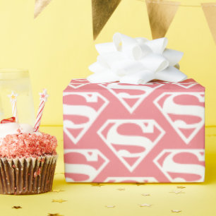Supergirl Solid S-Shield Wrapping Paper